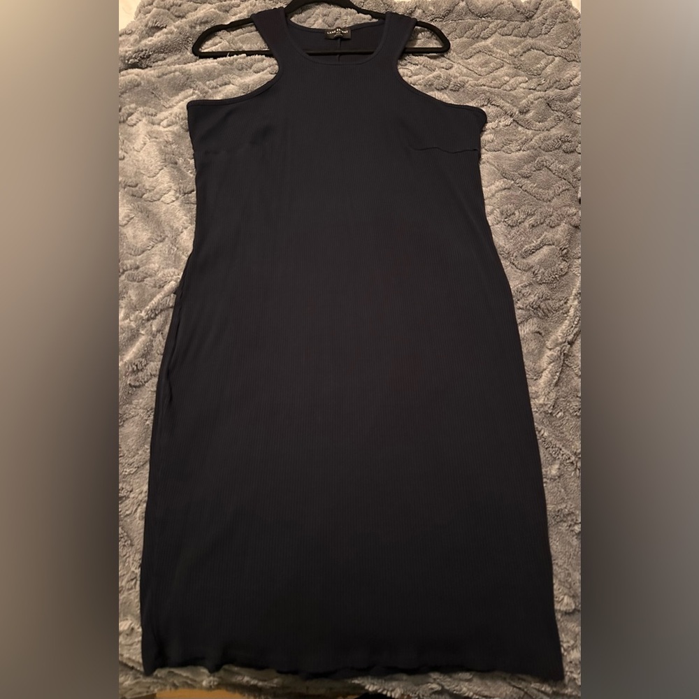 Lane Bryant navy tank dress
